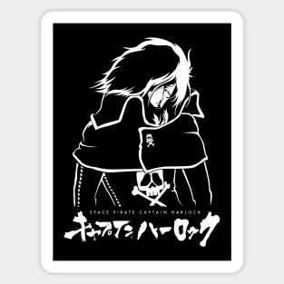 385 Harlock Outline Sticker